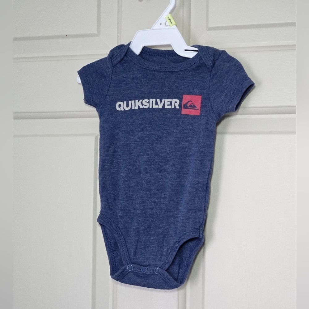 3/$15 Quicksilver short sleeve onesie size 0-3 m
